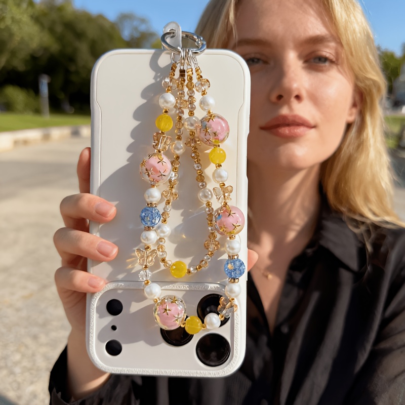 cell phone charm sold on Temu United States