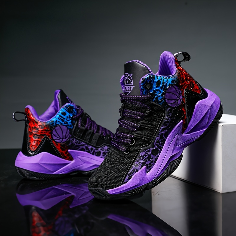 colorful youth basketball shoes