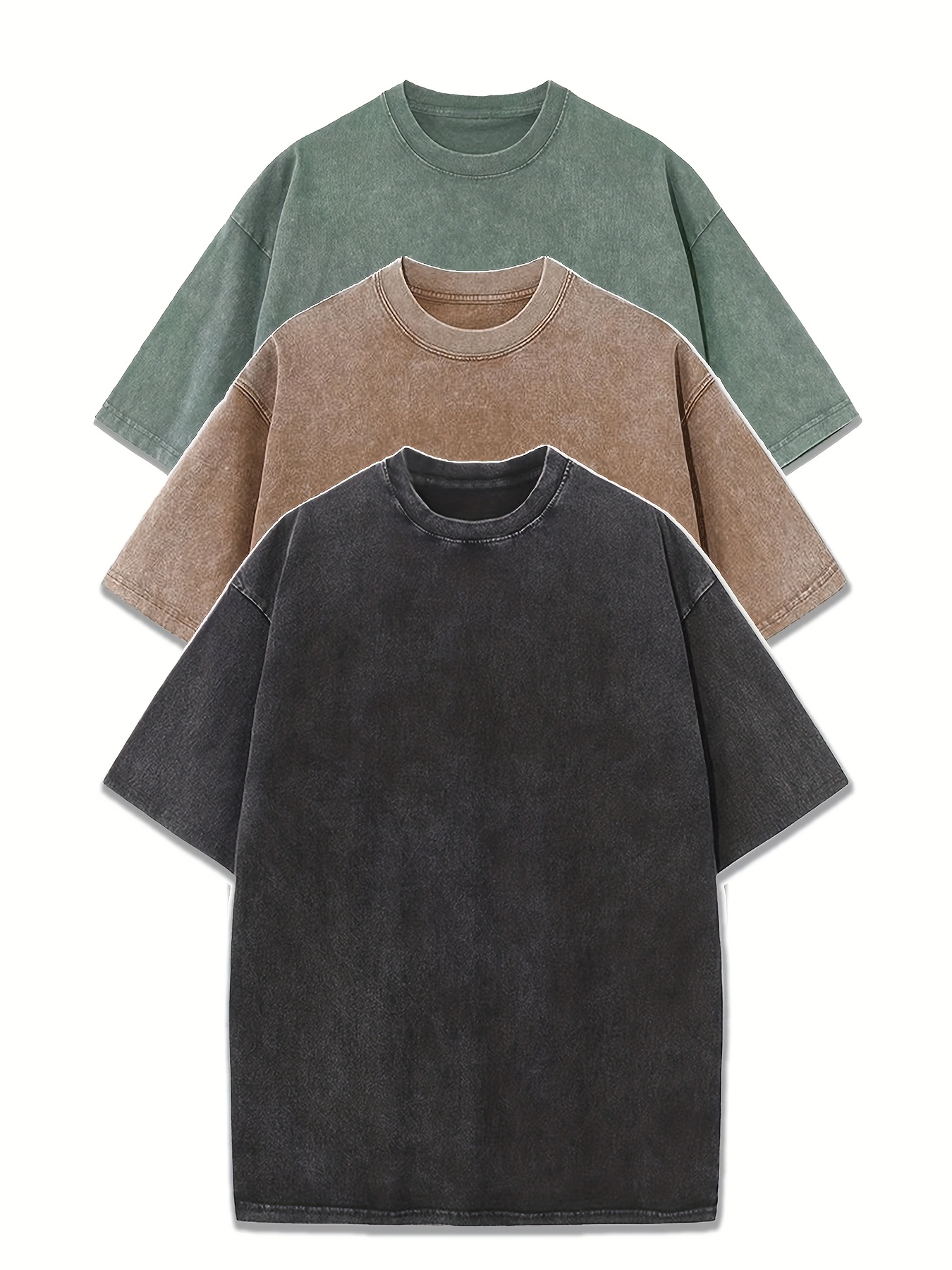 Tシャツ・カットソー [SLOW ACID] Washed Three Star Vintage Short Sleeve T-Shirt MUSINSA | SLOWACID Washed Three Star Vintage Short Sleeve T