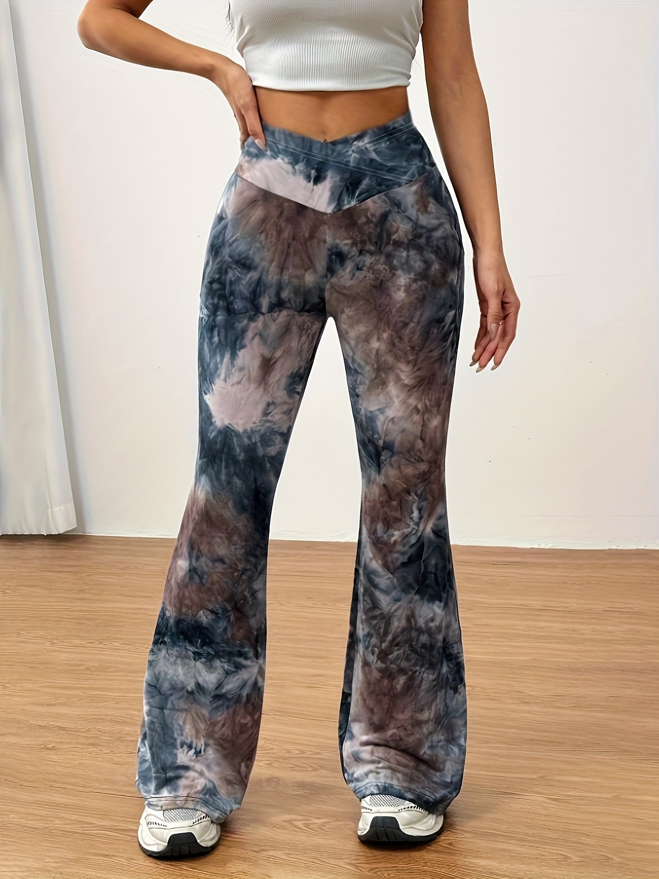 パンツ Ozz On flare tie dye design pants Ozz On flare tie dye design pants