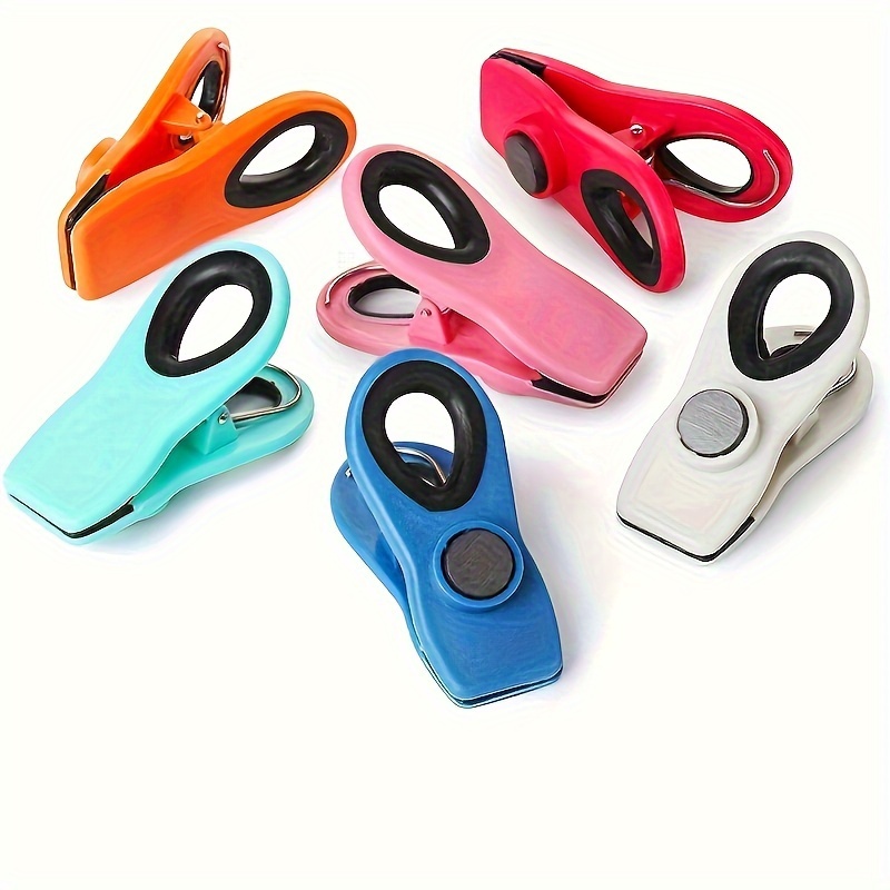 

3/6/9pcs Plastic Bag Clips: Multi-functional Food Storage Clips, Airtight Sealing Clips For Plastic Bags And Snack Bags, Kitchen Organization And Storage