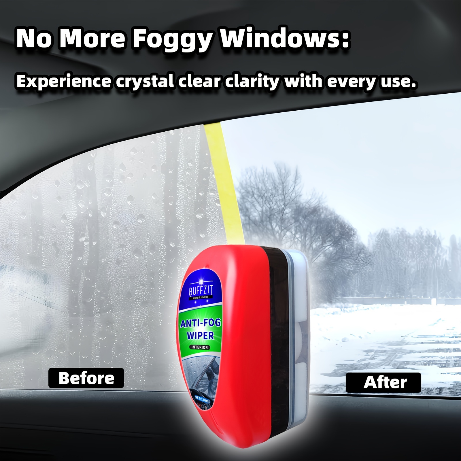 

For Windshield, Portable Car Fogging Defogging For Automotive Vehicles Helmets Mirrors -120ml/4oz