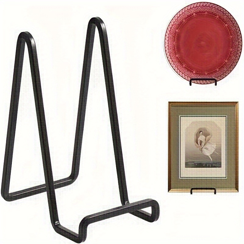15.24cm Metal Plate Easel Display Stand, Tabletop Picture Holder