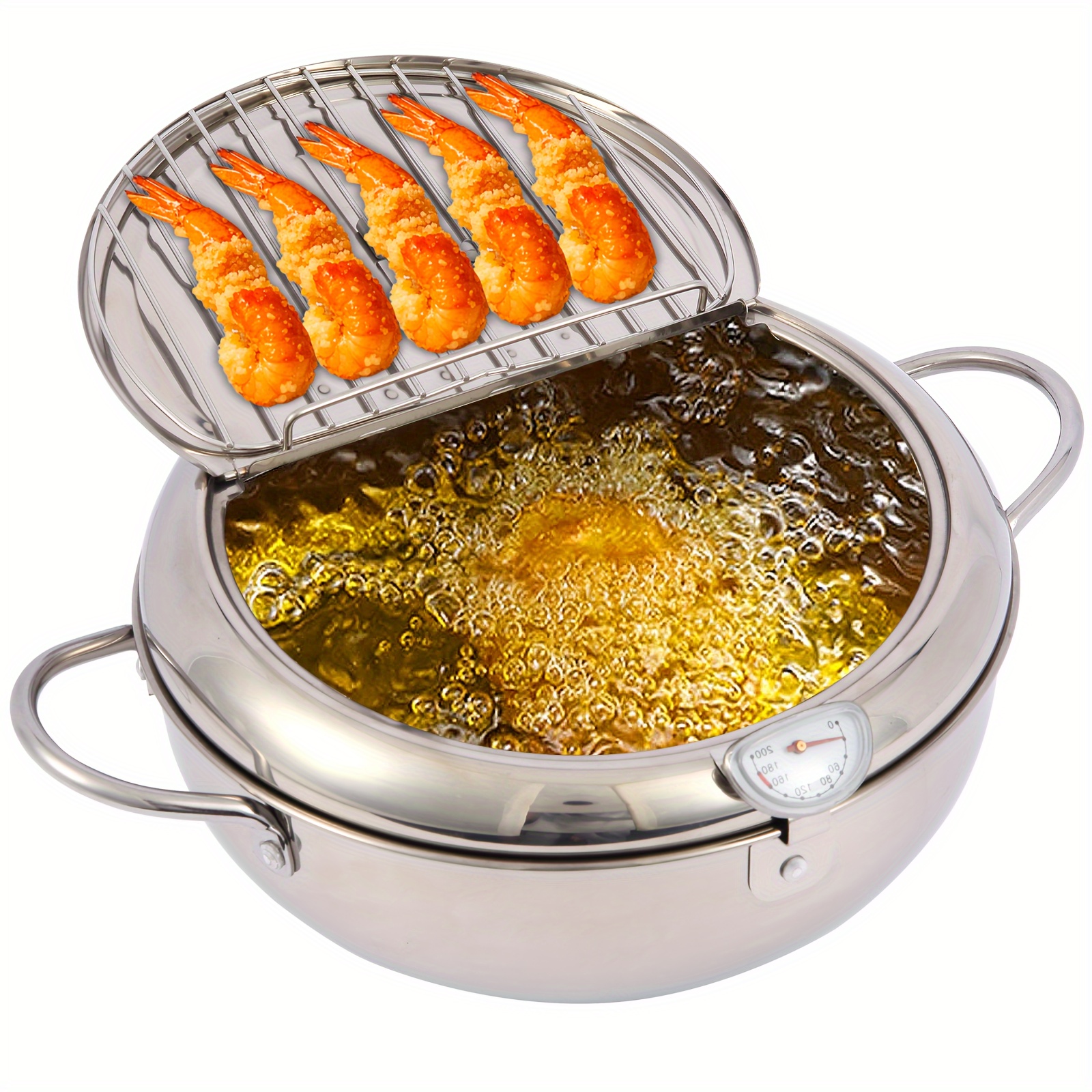 

Size , 9.8 /115 , Japanese Lid And Vent For Fried Foods, And