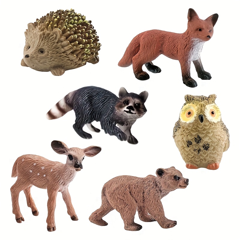 Realistic Forest Wildlife Model Set