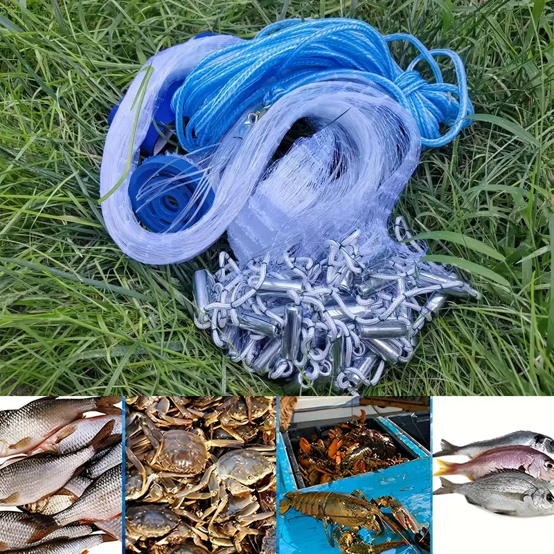 1pc fishing cast net easy throw cast net suitable fish - Temu 1pc fishing cast net easy throw cast net suitable fish - Temu
