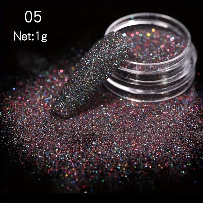 6er Set Nagelpulver In Gold – Inklusive Laser-, Spiegel- & Folienpulver Für Professionelle Nail-Art Effekte