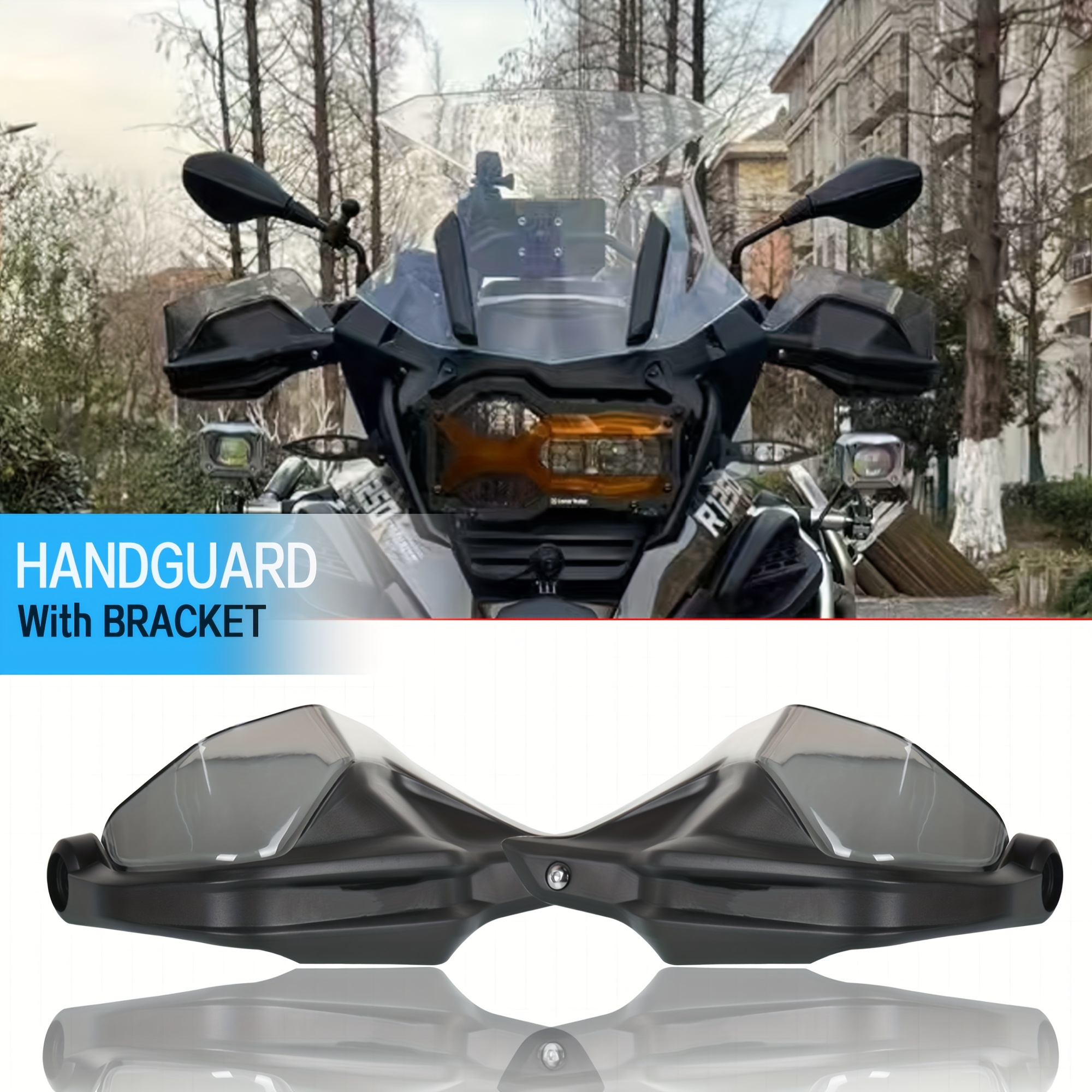 Motorrad-Handschutz/ Windschutz Für BMW R1200GS, S1000XR, F750/850GS & Mehr – Aus ABS, Schwarz