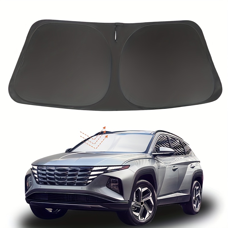 E-shop Faltbare Windschutzscheiben-Sonnenblende für HYUNDAI Tucson - UV-Schutz & Blendreduktion, Roll-Up-Design Sonnenblende &