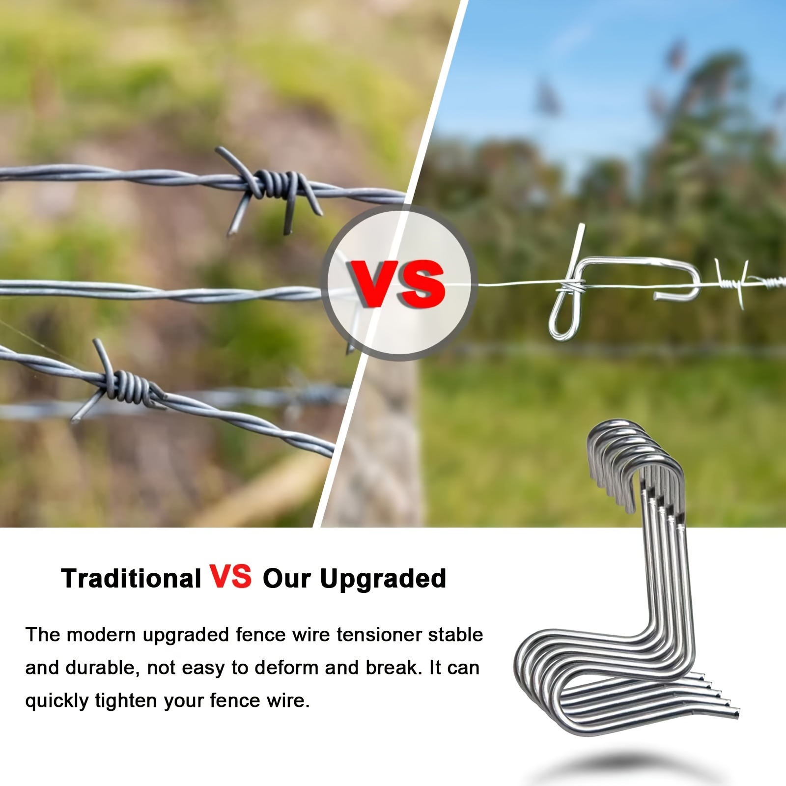Barbed wire fence tightening tool sales