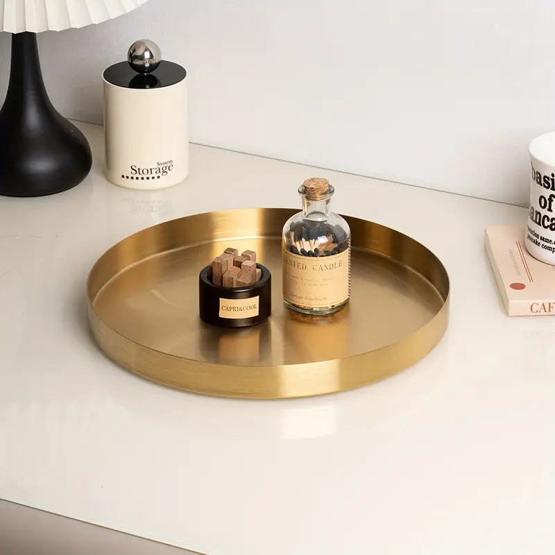 metal round decorative tray perfume storage - Temu Mexico metal round decorative tray perfume storage - Temu Mexico