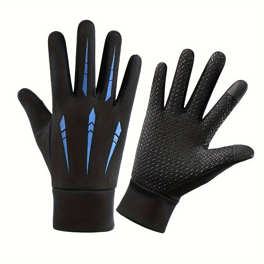 

Gants d'Hiver pour Hommes Compatibles Écran Tactile - Chauds, Doublés en pour le Cyclisme & la Randonnée en Extérieur