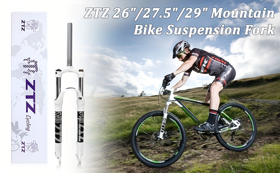 ztz 26 27 5 29 mountain bike suspension fork aluminum alloy - Temu