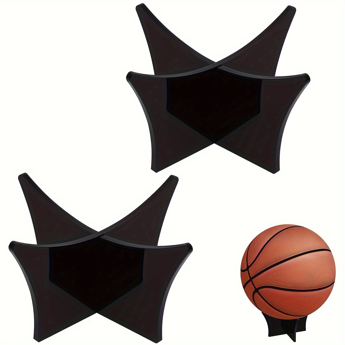 6pcs Pp Soporte Fútbol Baloncesto Soporte Exhibición Pelota - Temu Chile