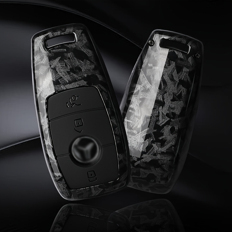 Image of Abs Carbon Fiber Car Key Case Cover For S G Class W213 W177 W205 W222 X167 W176 Accessories
