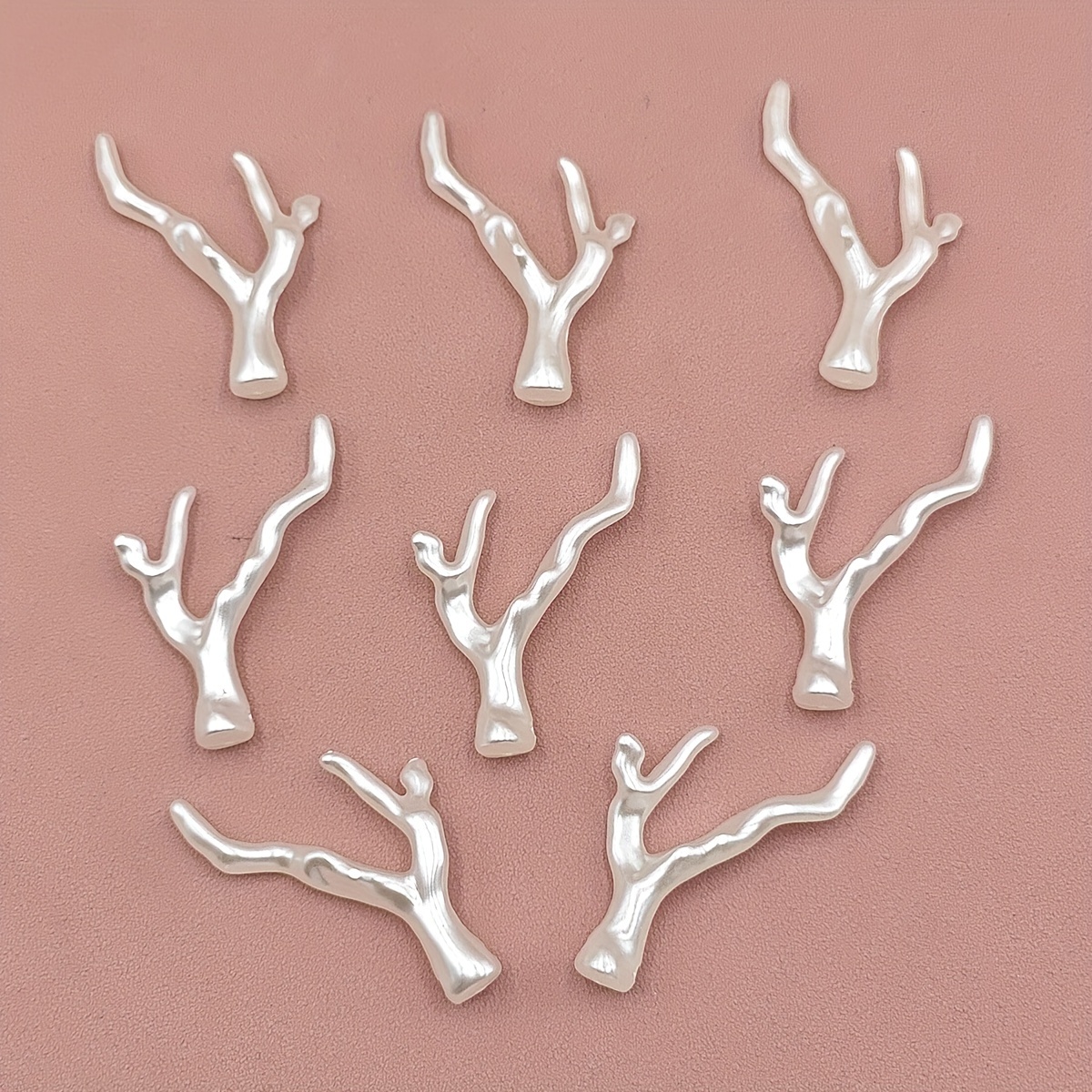 

8pcs - Irregular Baroque Pendants For Diy Bracelet Jewelry