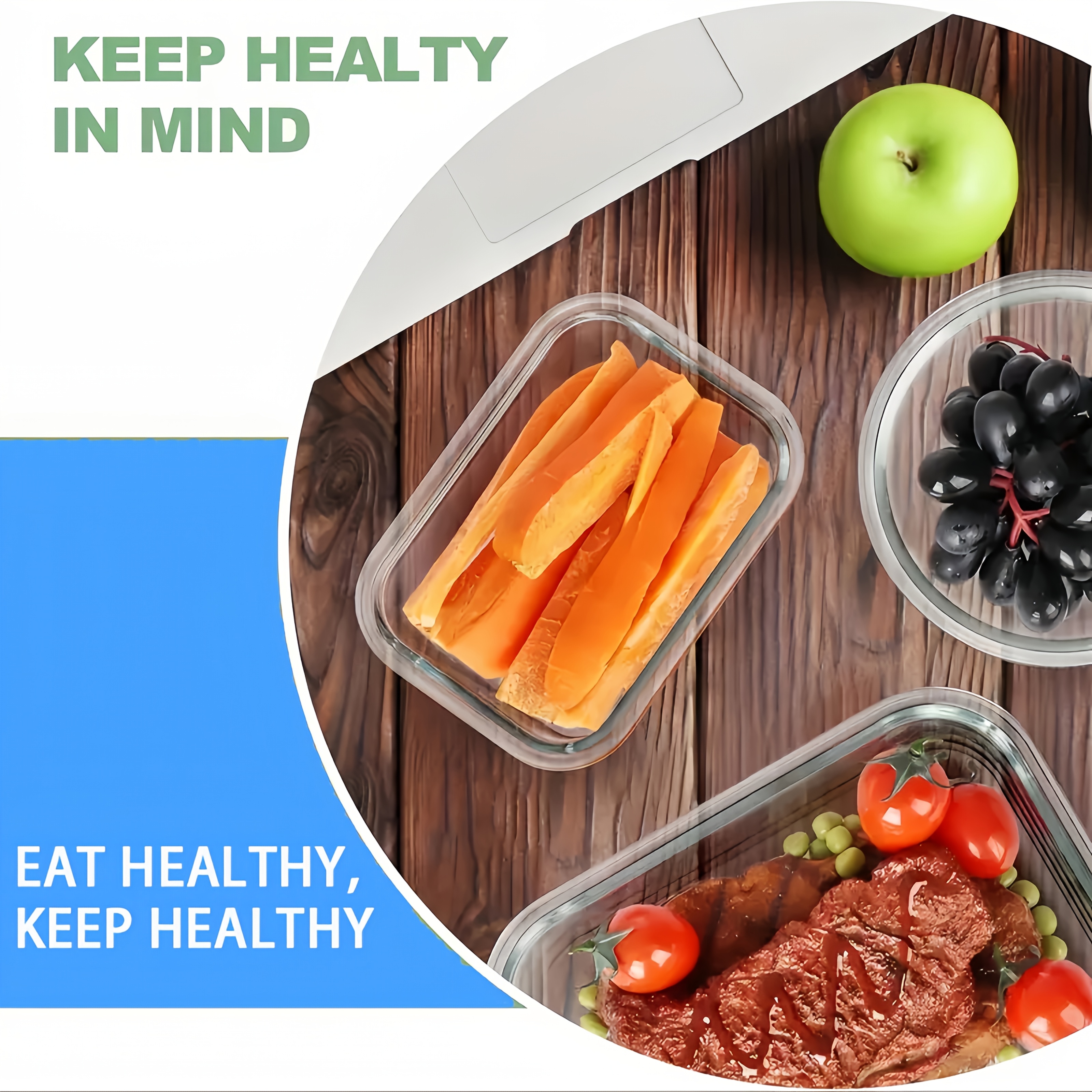 24pcs 12 lids 12 containers glass food storage containers with lids ideal for meal   storage lunch use leak proof sealed glass lunch box suitable for microwave oven fridge and dishwasher local warehouse Product details 5