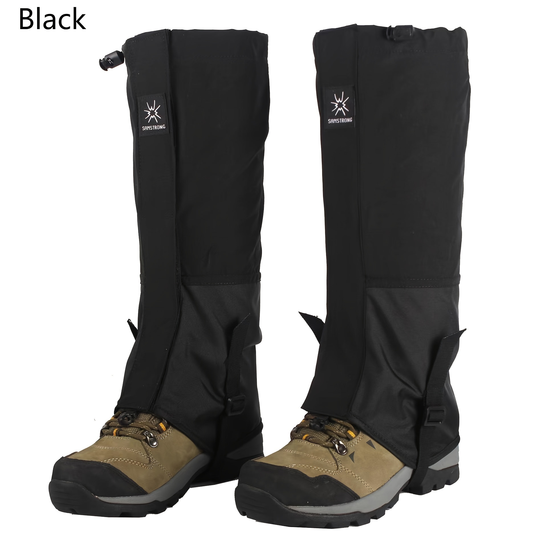 Leg Gaiters, Waterproof Boot Gaiters for Hiking, Hunting and Walking, Breathable Mountain Climbing Gaiters for Men & Women,Temu