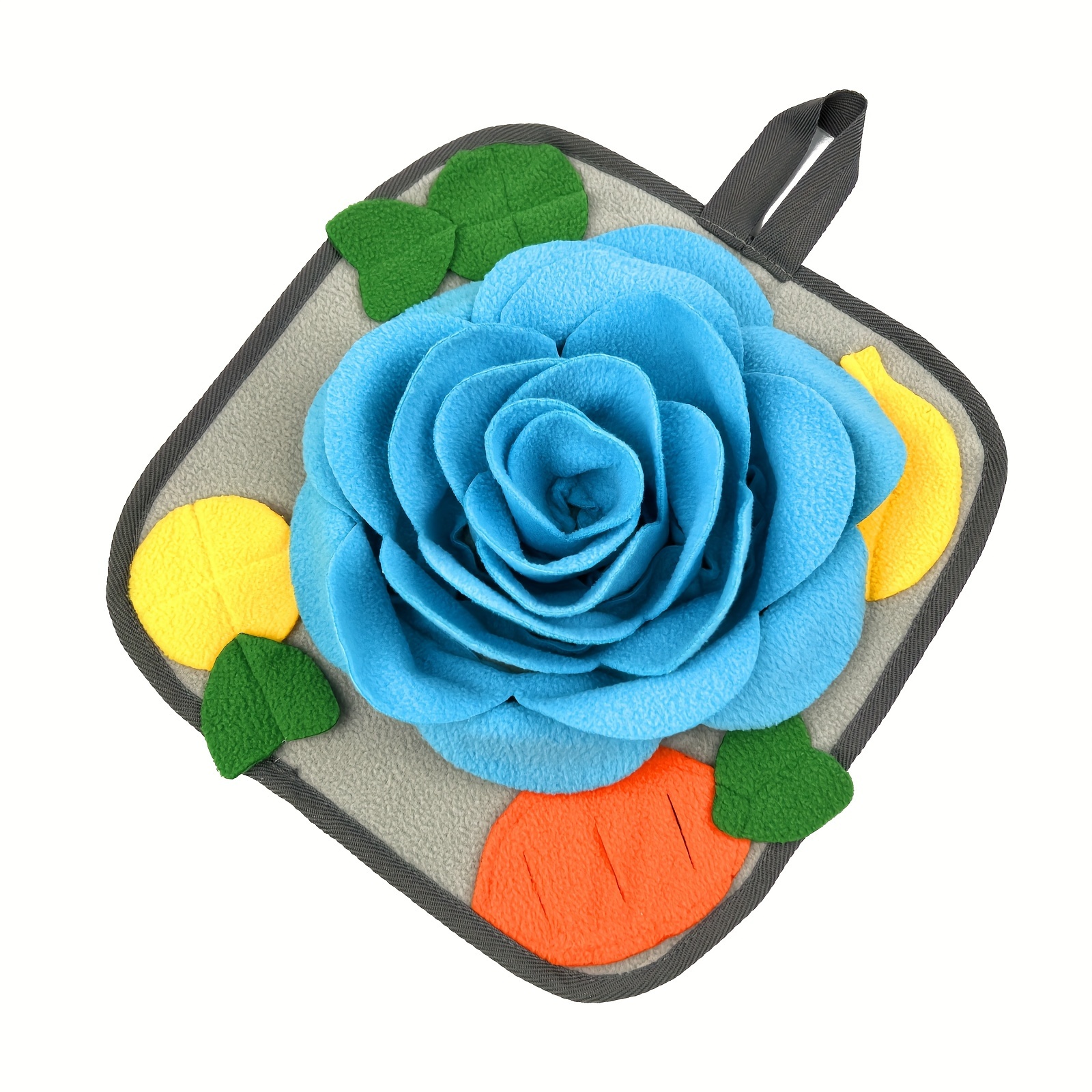Image of 1pc Pet Sniffing Mat Dog Rabbit Hamster Feeding Foraging Training Pad Bunny Blanket Toy Puzzle Dog Toy Nose Treat Dispenser For Rabbits