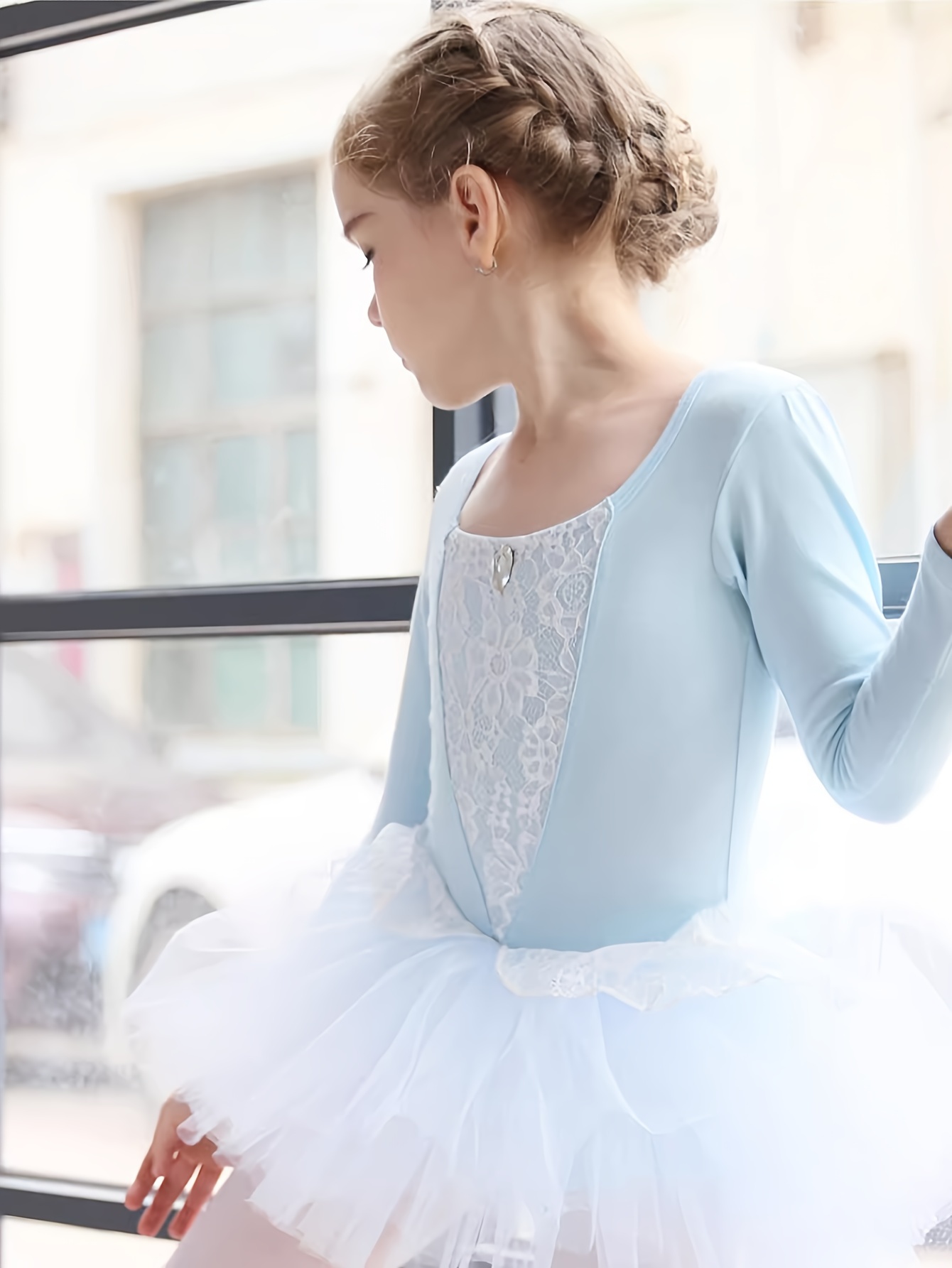 Stretchy Comfy Ballet Leotard Girls 93.6% Cotton Dancing - Temu