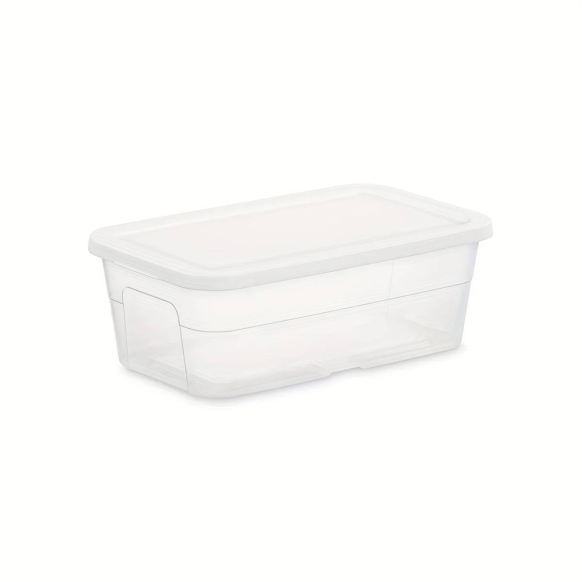 

6qt Clear Storage Box With - Waterproof, Stackable Organizer For Kitchen, Bathroom & Closet , Under-bed Storage