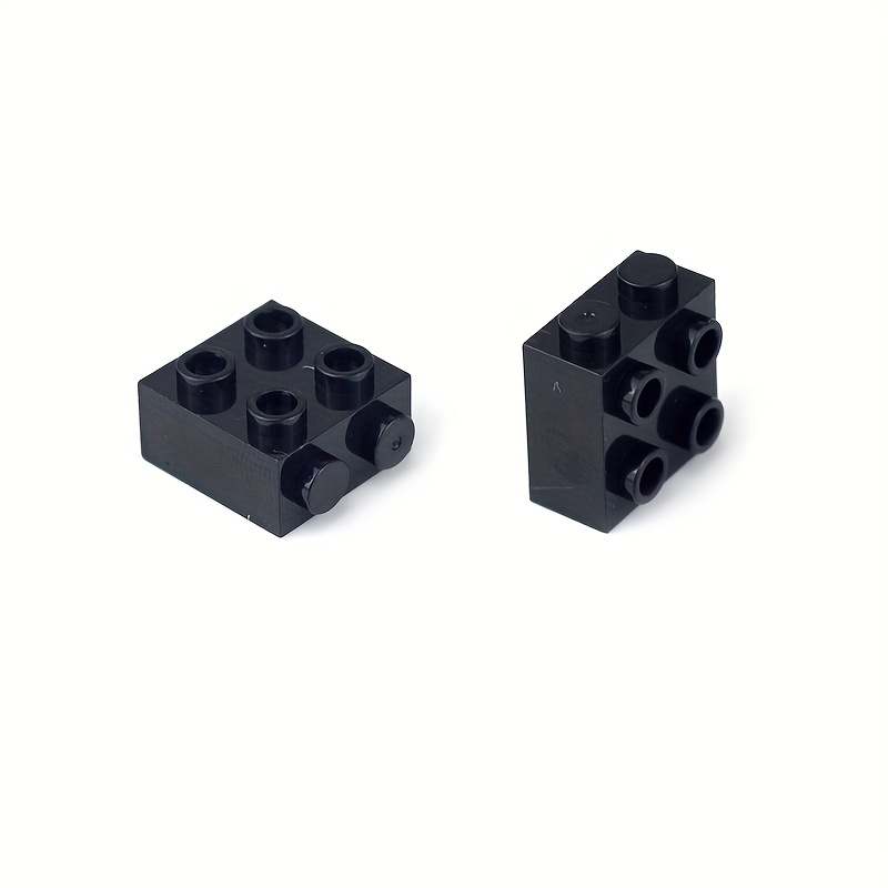 40pcs DIY Thick Bricks 1X2X1 2 3 with Studs on 1 Side Knobs Building Blocks