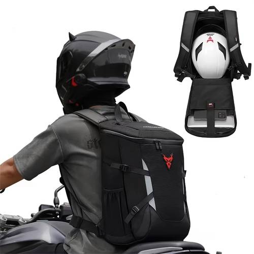 new equipment movement classic large capacity multifunctional motorcycle helmet bag motorcycle backpack reflective bicycle travel bag