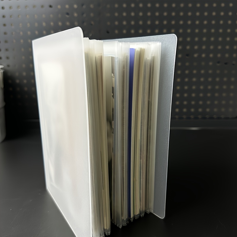 TEMU Classeur spacieux de 5 pouces avec 40 pages, spécialement conçu pour d', de jeu et les objets - un livre-classeur -poussière, -plis et -perte
