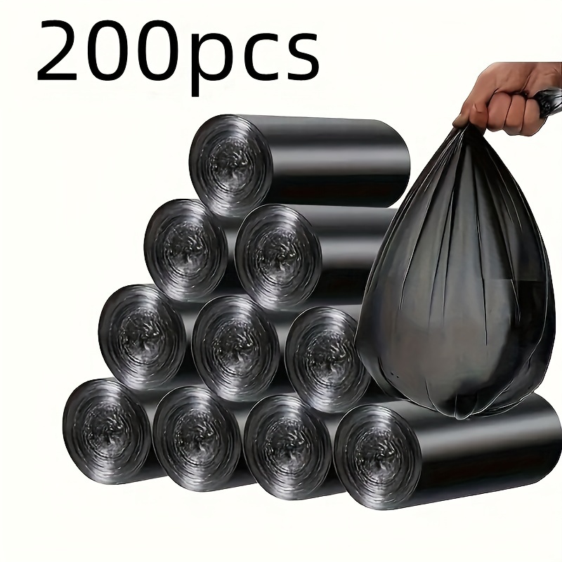 

200/5 Rolls, Small Household Disposable Garbage Bags, Suitable For Garbage Storage And Cleaning In Living Room, Bedroom, Kitchen, Bathroom, Toilet And Other , Halloween Gifts, Christmas Gifts