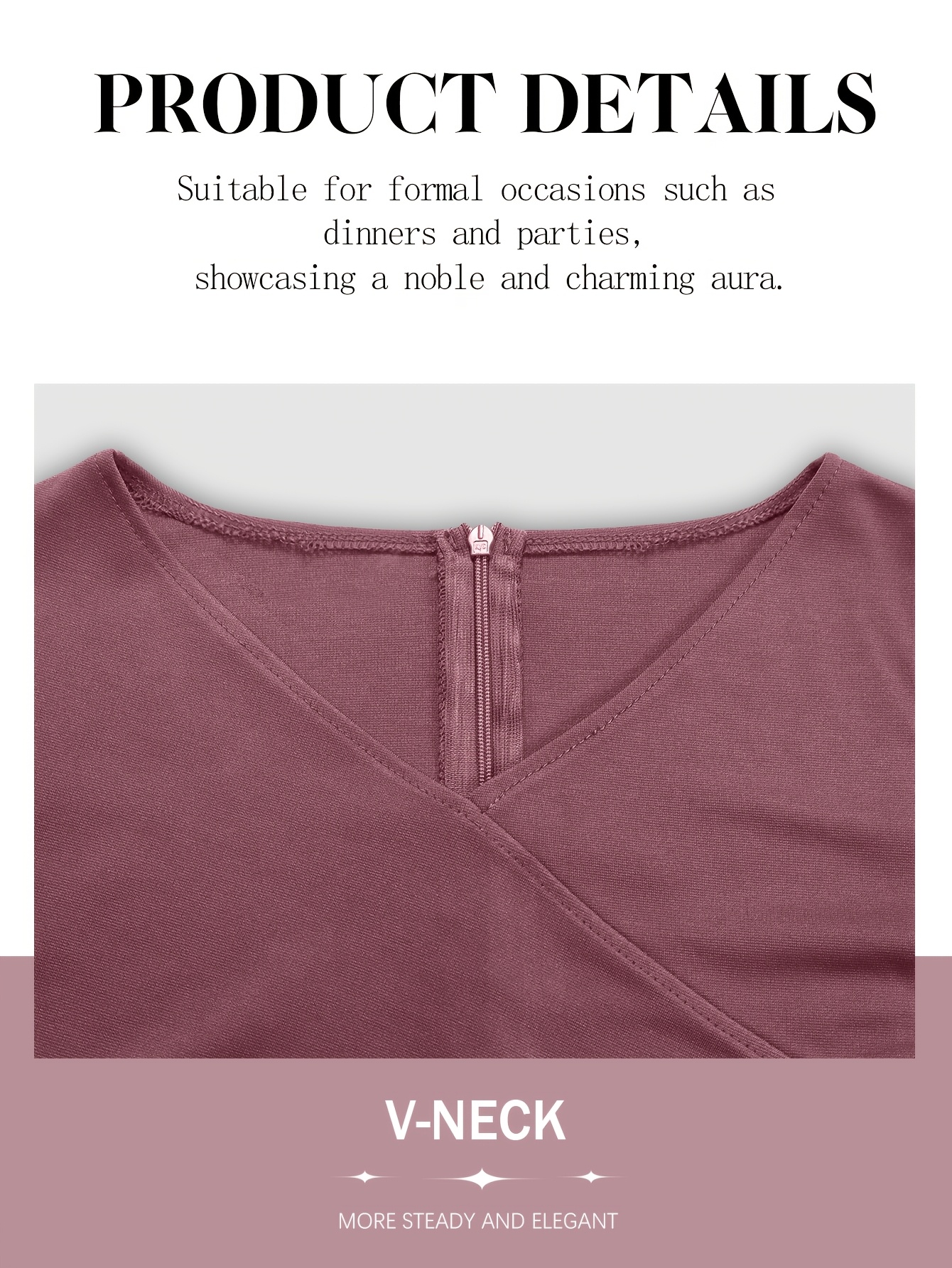 Elegant V-Neck Midi Dress with Ruffle Details | Solid Color Short Sleeve, Waist Belt, Flowing Skirt for Spring/Summer, Comfortable And Stylish Fit And Flare Silhouette