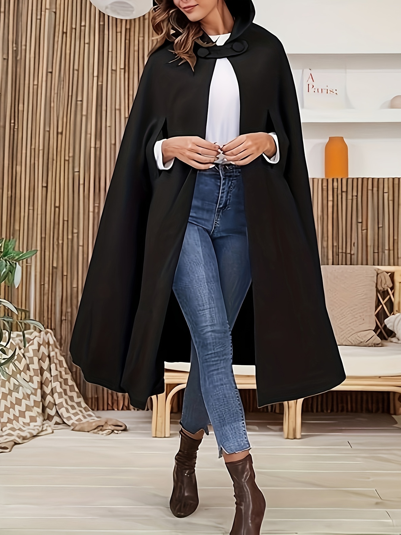 cape coat sold on Temu United States