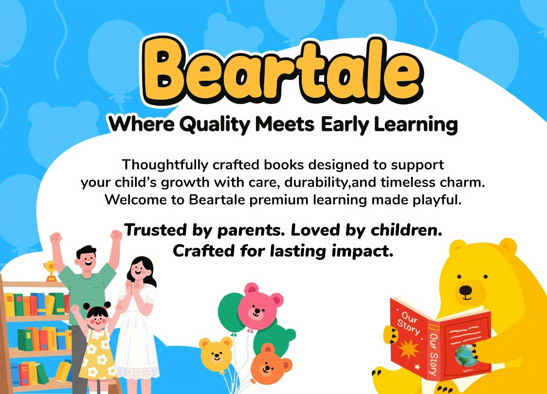 A-Z learning board books, Let's Learn ABC, Interactive Book for kids| 24 pages, Fun Taps, Board Book for Early Learning, basic knowledge, english words, MY first learning, safe and durable material, birthday, Christmas gift, school supplies, classroom use, homeschooling