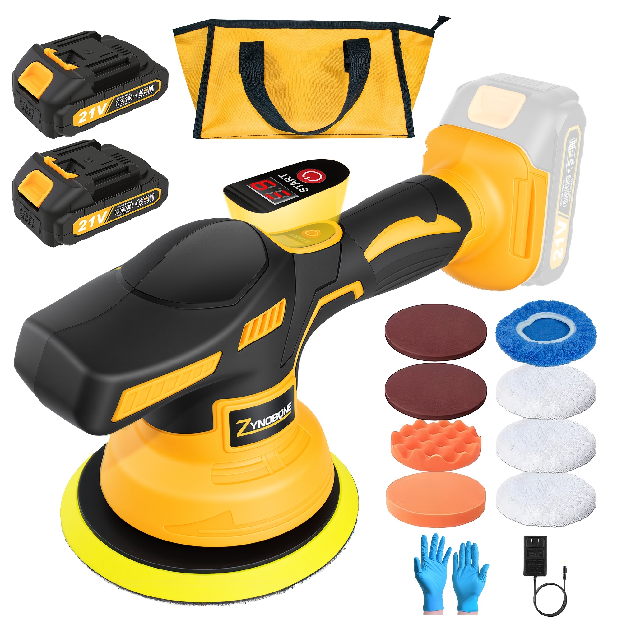 electric polishing equipment 2000mah lithium   car polishing machine electric wireless car polishing   suitable for car beauty waxing polishing scratch removal   gift