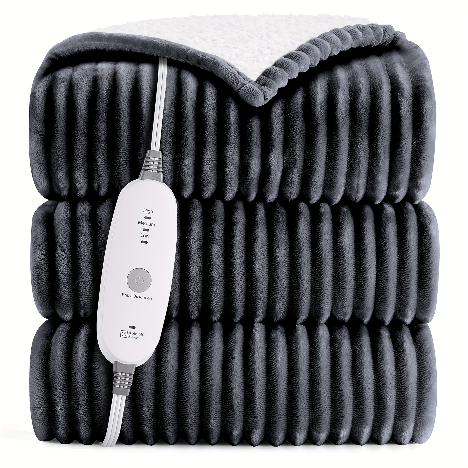 Electric throw blanket spotlight sale