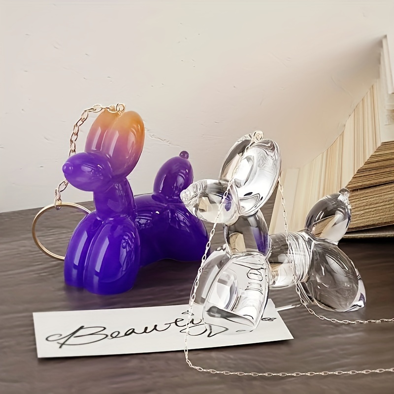 Image of 2pcs 3d Mini Small Balloon Dog Decorative Resin Mold Set, Home Mold Ornaments, Exquisite And Compact, Candle Mold, Silicone Mold, Epoxy Mold, , For Yourself, For Family, For , Best Gift
