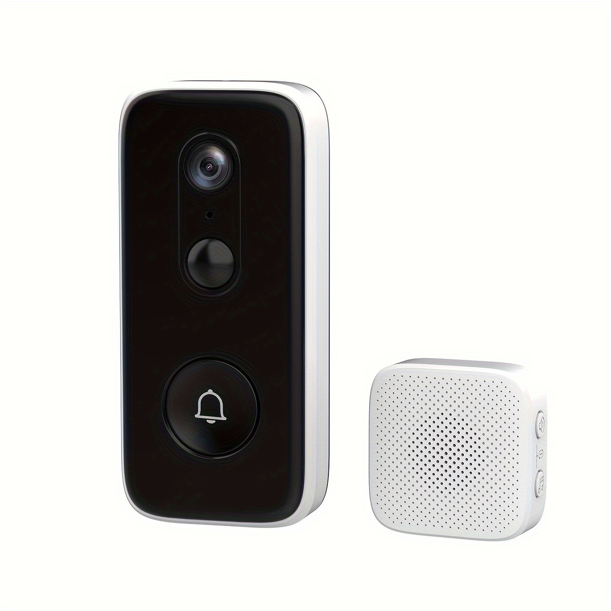 

2k Wireless Doorbell Camera, Intelligent Visual Doorbell Home Intercom Hd Nightvision 2.4gwifi Rechargeable Security Door Doorbell