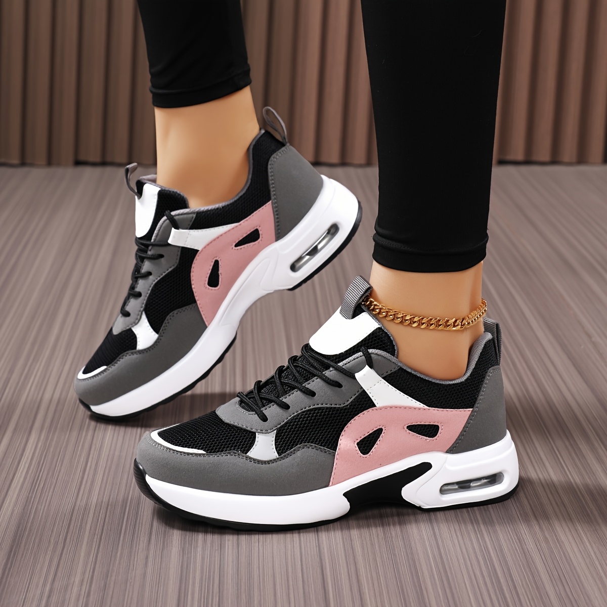 Image of Casual Sneakers For Women, Featuring And Breathable Materials, Ideal For Outdoor Jogging., Women Shoes
