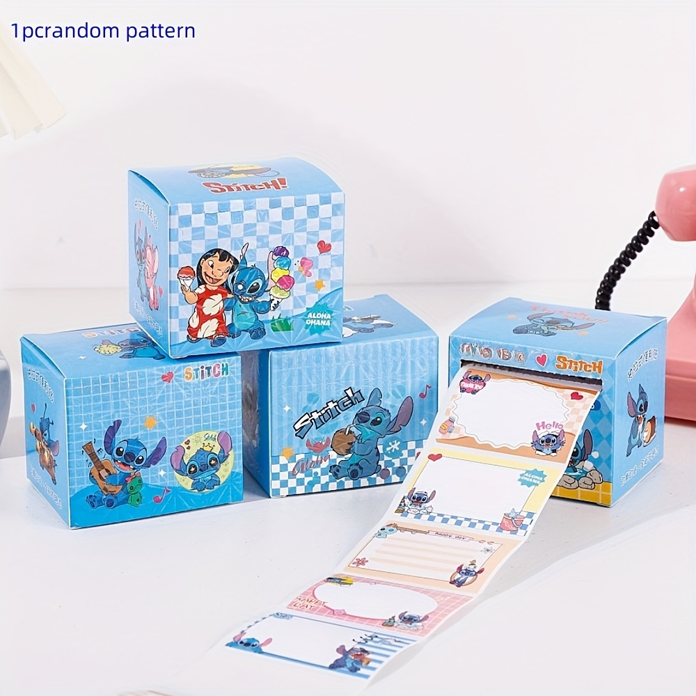 

1pc Cute Stitch Pull-out Notes Can Write Notes Tape Notebook Tape - Suitable For Study And Office Supplies