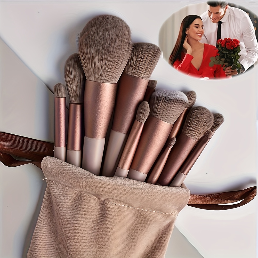 

Valentines Day Gift-professional Makeup Brush Set - Soft Polyester, Hypoallergenic Nylon For , Suitable For Types, , Great , Valentines Day Gift For Women/girlfriend, A Great Gift!