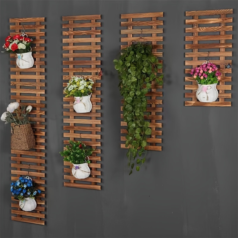 Support Mural Pour Plantes - Cadre Photo Étagère 40x30cm - Capacité 9kg - Style Moderne