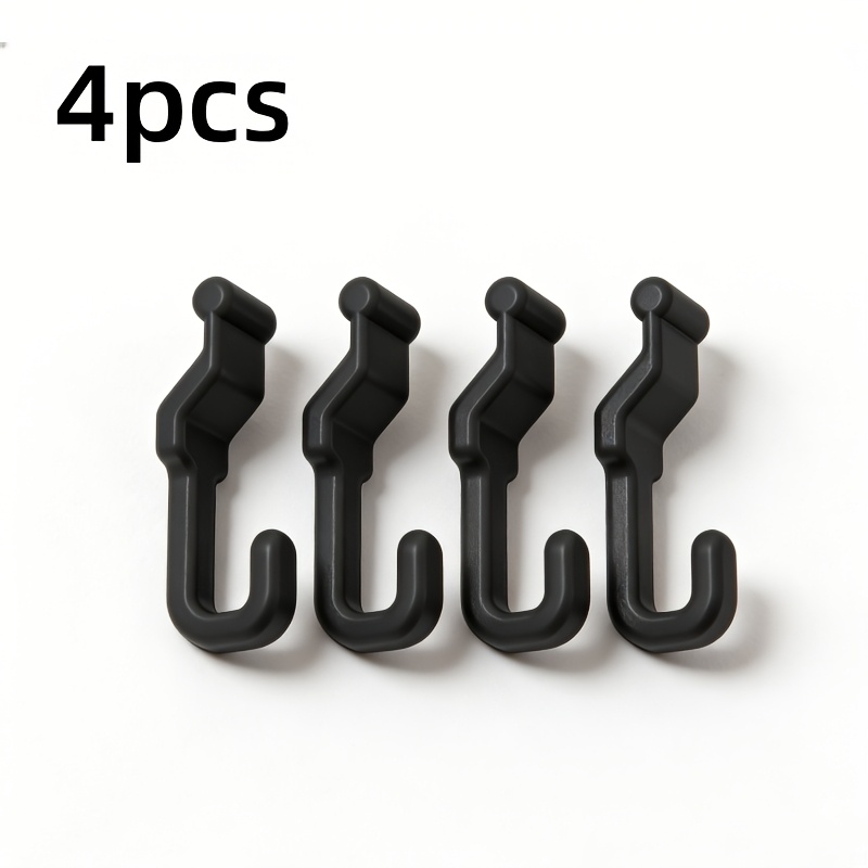 Image of 4pcs Heavy-duty Tule Keder Strip Hooks Suitable For Rv Awning Accessories, Keder Hook System For Fixing & Modifying Outdoor Camping Shade, Compatible For Tule Awning Strip For Rv, Trailer, Mobile