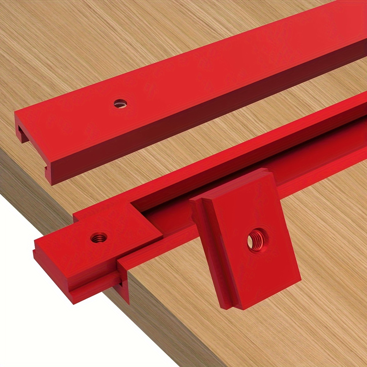 

Aluminum Alloy 30 , 50cm Woodworking Miter , Diy Table Saw Bar And , Jig Fixture For Saw Table Accessory (red)