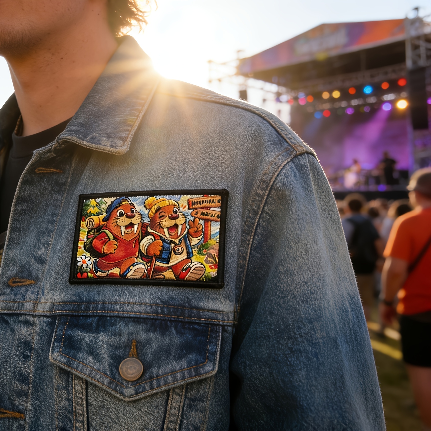 TEMU Diy Iron On Patches For Men, Backed, Reusable For Backpacks Clothes Hats, Transfer, Durable Washable, Easy To Apply, Personalized Decoration,