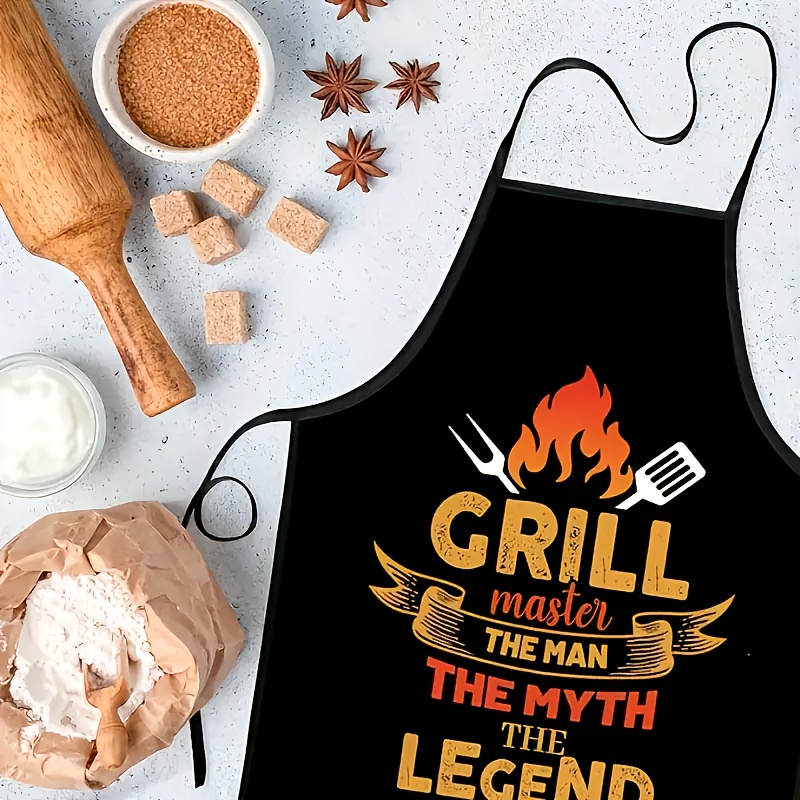 Men's Fun Barbecue Apron, Made Of 100% Polyester, 150 Grams Per , An Ideal Gift For Father's Day