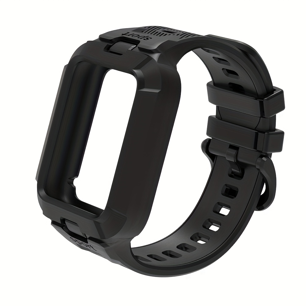 TEMU 2-in-1 Protective Cover & Strap Forxiaomi Smart Band 9 Pro Strap -durable Tpu Sporty Design, Color Options, Enhanced Grip & Scratch-resistant