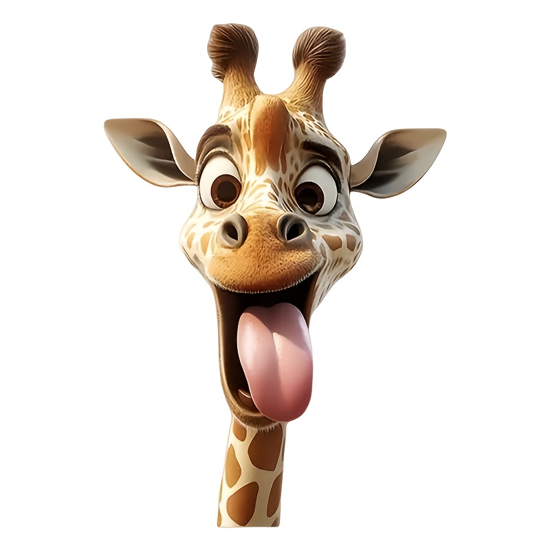 Animal Giraffe 3d Car Sticker