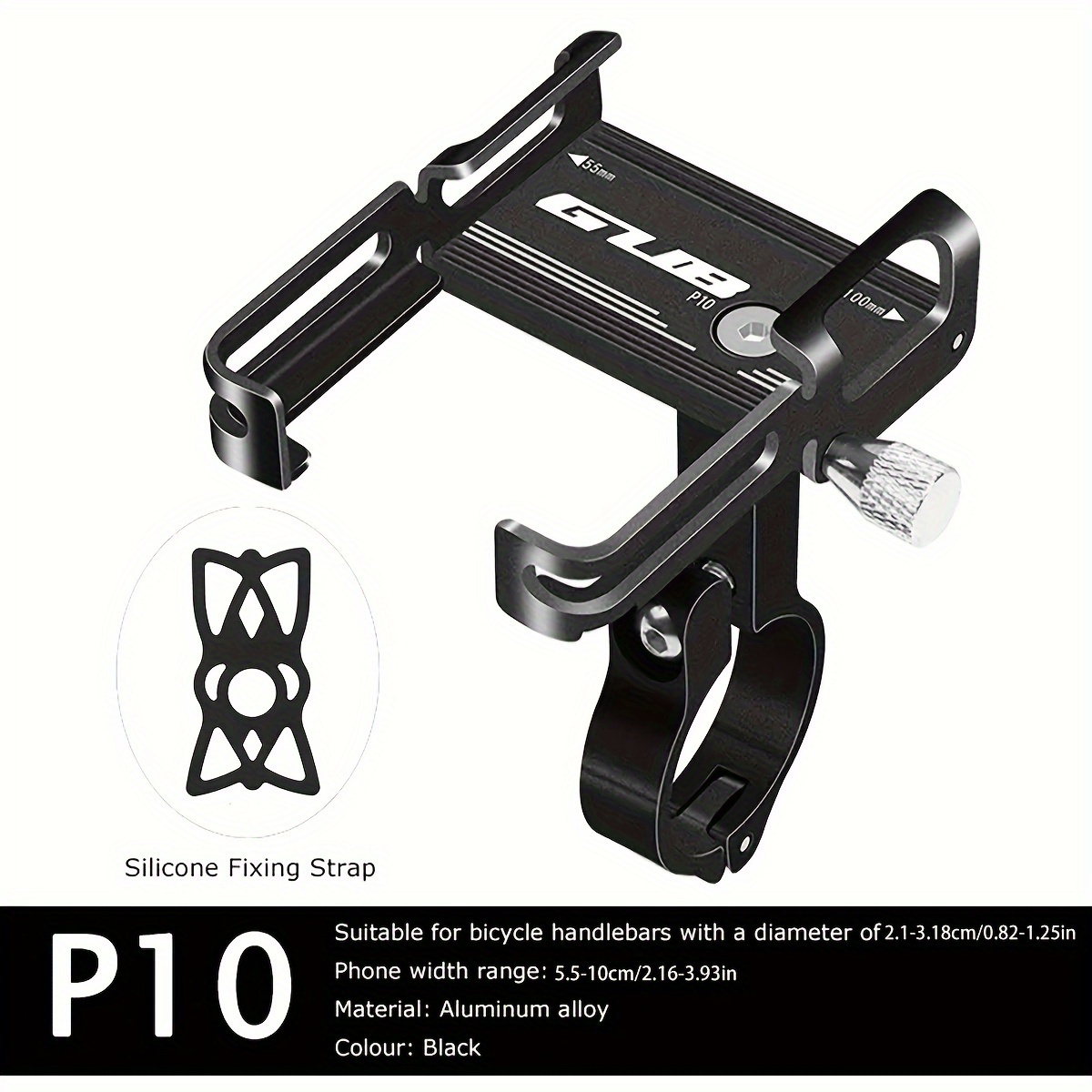E-shop Handyhalterung für Fahrrad aus Aluminiumlegierung, elektrische Auto, Motorrad, feste Navigationshalterung, Takeaway-Additions-Rack