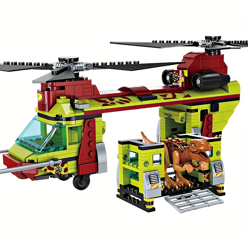 Dinosaur Rescue Operation Building Blocks Animal Puzzle Toy