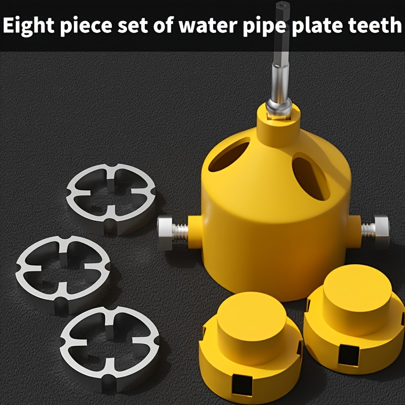 

A Set Of Electric Drill Pipe Taps, Featuring Plastic And Metal Components, Individually Packaged, Suitable For Threading Ppr Pipes At Home, Sharp And Wear-resistant, With A Design.