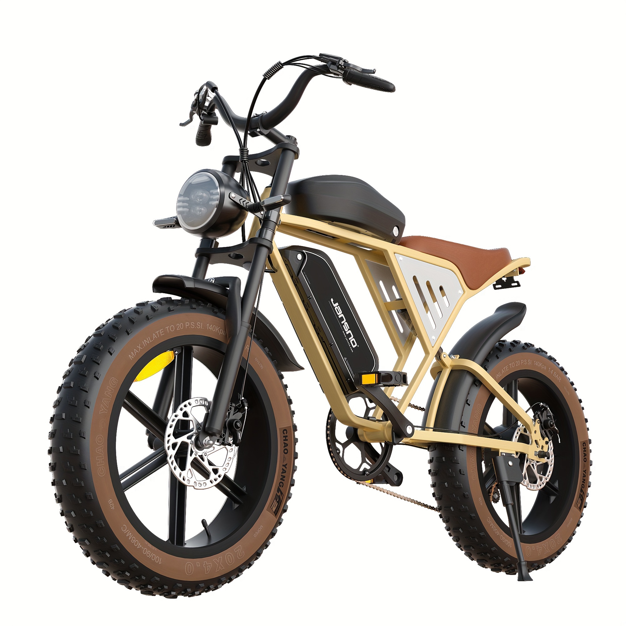 20 x 4 0 tire electric bike for adults 250w brushless motor 34ah removable battery   transmission off road   mountain ebike high carbon   lockable suspension fork   design offroad ebike   bicycle frame wearresistant tires